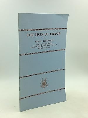 Seller image for THE USES OF ERROR for sale by Kubik Fine Books Ltd., ABAA