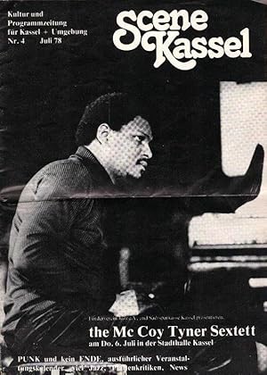 Scene Kassel. Kultur und Programmzeitung für Kassel + Umgebung; Nr. 4, Juli 78 : the McCoy Tyner ...