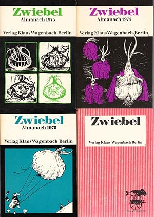 Imagen del vendedor de Zwiebel 9 - 12 : Almanache 1973 - 1976 (4 Bcher) a la venta por Schrmann und Kiewning GbR