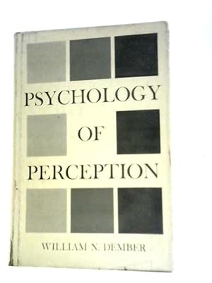 Imagen del vendedor de Psychology of Perception a la venta por World of Rare Books