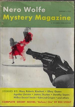 NERO WOLFE Mystery Magazine: January, Jan. 1954 ("Before I Die")