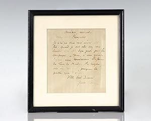 Jules Verne Autographed Letter Signed.