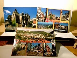 Marburg a. d. Lahn. 3 x Ansichtskarte / Postkarte farbig, ungel. ca 80 / 90ger Jahre ?. Alte Univ...