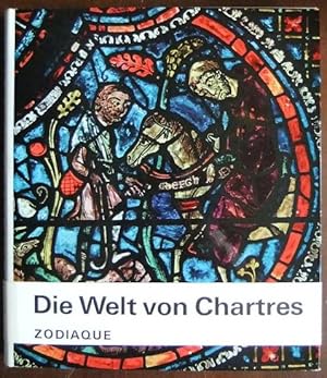Die Welt von Chartres. Gedichte von Charles Péguy. Photogr. von Pierre Belzeaux. [Plan d. Kathedr...