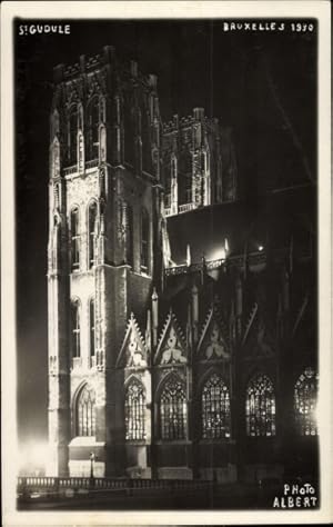 Bild des Verkufers fr Ansichtskarte / Postkarte Bruxelles Brssel, Kathedrale St. Michael und St. Gudula zum Verkauf von akpool GmbH