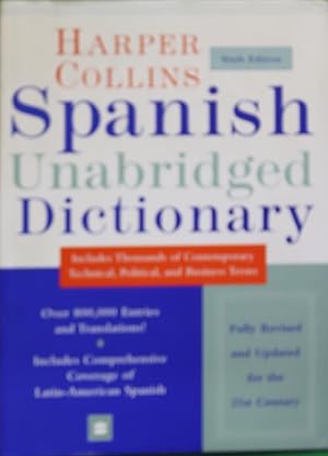 Imagen del vendedor de Collins, Spanish-English, English-Spanish dictionary unabridged a la venta por Librera Alonso Quijano