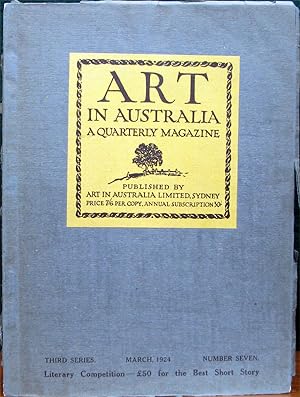ART IN AUSTRALIA. Third Series No.7.