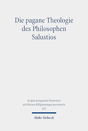 Bild des Verkufers fr Die pagane Theologie des Philosophen Salustios zum Verkauf von moluna