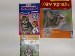 9x Katzen- Ratgeber: 1. Katzen + 2. Meine Katze (Praktisches Handbuch) + 3. Alles über Katzen + 4...