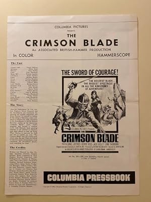 Seller image for The Crimson Blade Pressbook 1963 Lionel Jeffries, Oliver Reed, Scarce! for sale by AcornBooksNH