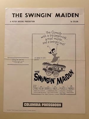 Imagen del vendedor de The Swingin' Maiden Pressbook 1964 Michael Craig, Anne Helm, Scarce! a la venta por AcornBooksNH