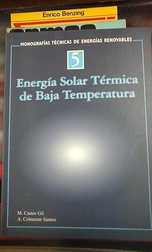 Imagen del vendedor de ENERGA SOLAR TRMICA DE BAJA TEMPERATURA (Sevilla, 2000) a la venta por Multilibro