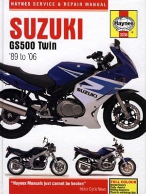 Imagen del vendedor de Suzuki GS500 Twin Service and Repair Manual: 1989 to 2006 (Haynes Service and Repair Manuals) a la venta por WeBuyBooks