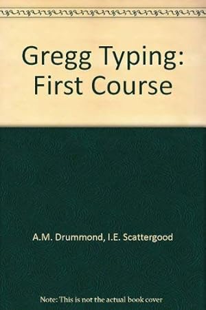 Seller image for Gregg Typing: First Course for sale by WeBuyBooks