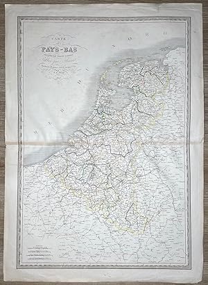 Carte des Pays-Bas, dressée pa Pierre Tardieu.