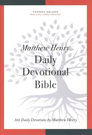 Bild des Verkufers fr Holy Bible : New King James Version, Matthew Henry Daily Devotional, Red Letter, Comfort Print zum Verkauf von GreatBookPrices