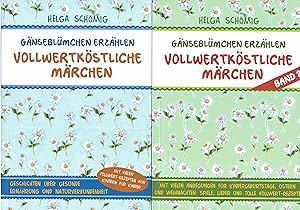 Bild des Verkufers fr zwei Bnde: Gnseblmchen erzhlen vollwertkstliche Mrchen (Band 1 + Band 2) zum Verkauf von Paderbuch e.Kfm. Inh. Ralf R. Eichmann