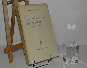 Des métaphores obsédantes au mythe personnel. Introduction à la psychocritique. José Corti. Paris...