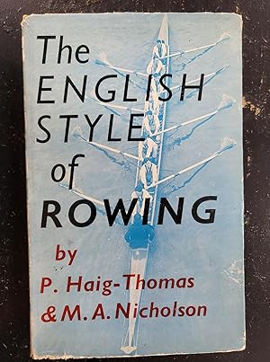 Imagen del vendedor de The English Style of Rowing a la venta por Final Chapter Books