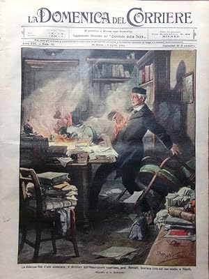 La Domenica del Corriere 29 Marzo 1914 Jequié Pienza Assassinio Calmette Figaro