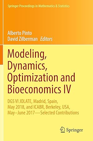 Image du vendeur pour Modeling, Dynamics, Optimization and Bioeconomics IV mis en vente par moluna