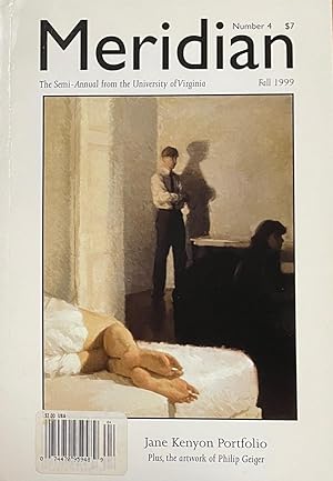 Image du vendeur pour Meridian: The Semi-Annual from the University of Virginia, Fall 1999 [Jane Kenyon Portfolio] mis en vente par Reilly Books