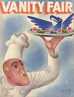 Bild des Verkufers fr Vanity Fair magazine November 1934 zum Verkauf von William Chrisant & Sons, ABAA, ILAB. IOBA, ABA, Ephemera Society