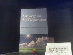 Bild des Verkufers fr Auswege aus der Depression : Antworten auf die wichtigsten Fragen. Andrea Hesse zum Verkauf von Der Buchecker