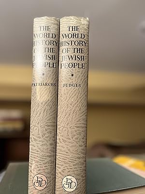 Seller image for The World History of the Jewish People; First Series: Ancient Times (Patriarchs and Judges) complete two volumes by Benjamin Mazar for sale by GoldBookShelf