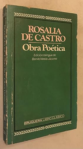 Seller image for Obra potica. Edicin bilinge (gallego-castellano) de Benito Varela Jcome. for sale by Once Upon A Time