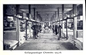 Ansichtskarte / Postkarte Chemnitz in Sachsen, Kriegsgefangene, Kriegsgefangenenlager, I. WK