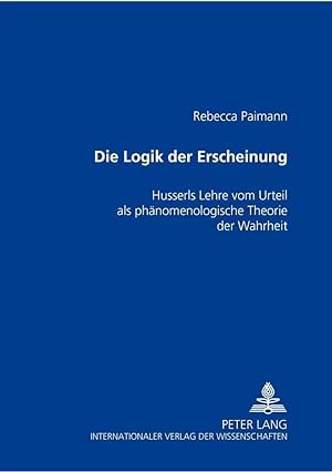 Seller image for Die Logik der Erscheinung for sale by moluna