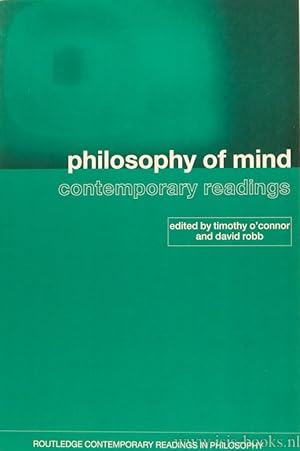 Bild des Verkufers fr Philosophy of mind. Contemporary readings. zum Verkauf von Antiquariaat Isis