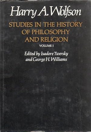 Imagen del vendedor de Studies in the History of Philosophy and Religion_ Volume One a la venta por San Francisco Book Company