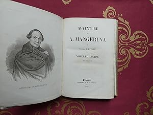 Bild des Verkufers fr Andrea Mangeruva Avventure o viaggi e fatiche del novello Alcide siciliano zum Verkauf von Libreria antiquaria Britannico