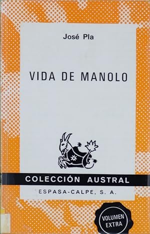 Imagen del vendedor de Vida de Manolo a la venta por Librera Alonso Quijano