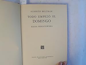 Seller image for Todo empez el domingo. for sale by Librera "Franz Kafka" Mxico.