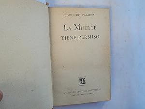 Seller image for La muerte tiene permiso. for sale by Librera "Franz Kafka" Mxico.