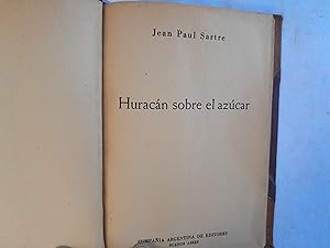 Imagen del vendedor de Huracn sobre el azcar. a la venta por Librera "Franz Kafka" Mxico.