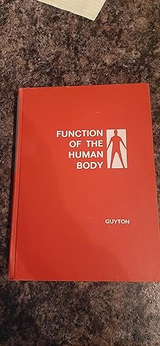 Image du vendeur pour Function of the Human Body mis en vente par Darby Jones
