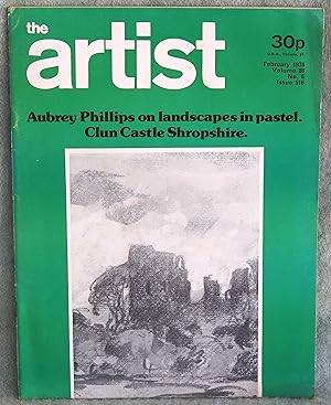 Imagen del vendedor de The Artist February 1974 Vol. 86 No. 6 Issue 516 a la venta por Argyl Houser, Bookseller