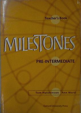 Immagine del venditore per Milestones Pre-intermediate Teacher s Book venduto da Almacen de los Libros Olvidados