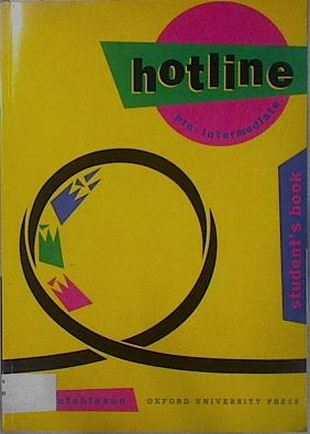 Immagine del venditore per Hotline Pre-intermediate Student s Book venduto da Almacen de los Libros Olvidados