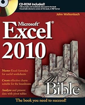 Immagine del venditore per Excel 2010 Bible venduto da Reliant Bookstore
