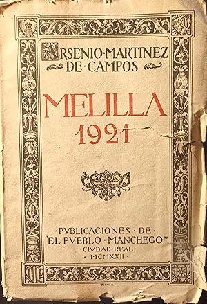 Imagen del vendedor de MELILLA 1921 a la venta por BIBLIONET