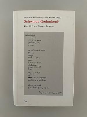 Bild des Verkufers fr Schwarze Gedanken? Zum Werk von Tadeusz Rozewicz. zum Verkauf von Wissenschaftl. Antiquariat Th. Haker e.K