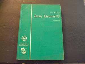 Bild des Verkufers fr Basic Electricity sc Paul B. Zbar 3rd ed 1966 McGraw Hill zum Verkauf von Joseph M Zunno