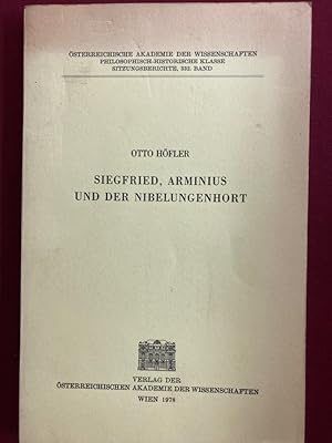 Image du vendeur pour Siegfried, Arminius und der Nibelungenhort. mis en vente par Plurabelle Books Ltd