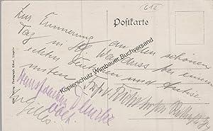 Original Autogramm Manfred Freiherr von Richthofen (1892-1918) der Rote Baron und Maler Werner Gi...