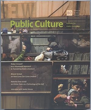 Bild des Verkufers fr Public Culture 80 - Volume 28, Number 3 - September 2016 zum Verkauf von Between the Covers-Rare Books, Inc. ABAA